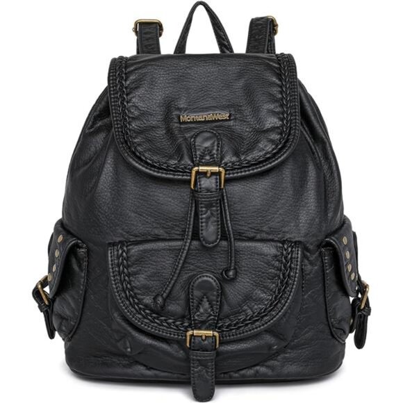Backpack Purse for Women Black